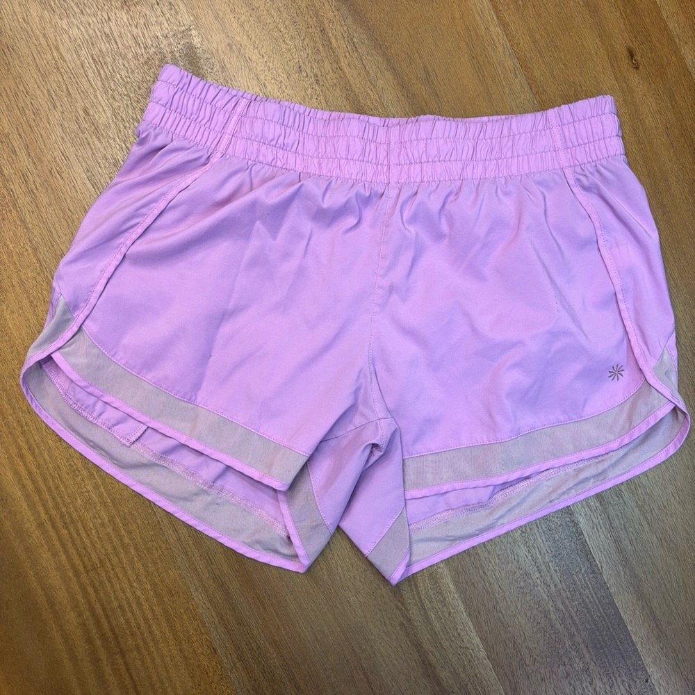 Athleta Light Purple Athletic Shorts